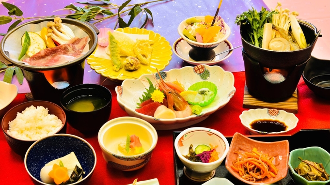 【会津桜刺し和食膳】自慢の和食膳に会津馬刺し（桜刺し）をプラス！【巡るたび、出会う旅。東北】